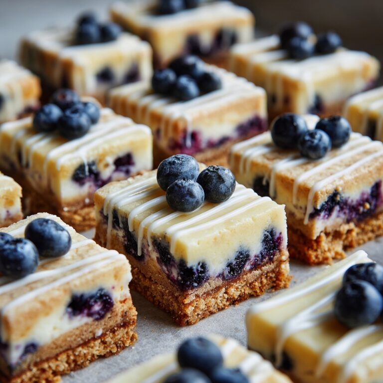 Lemon Blueberry Shortbread Bars Recipe