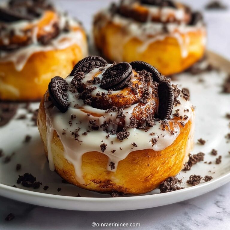 Oreo Stuffed Cinnamon Rolls Recipe