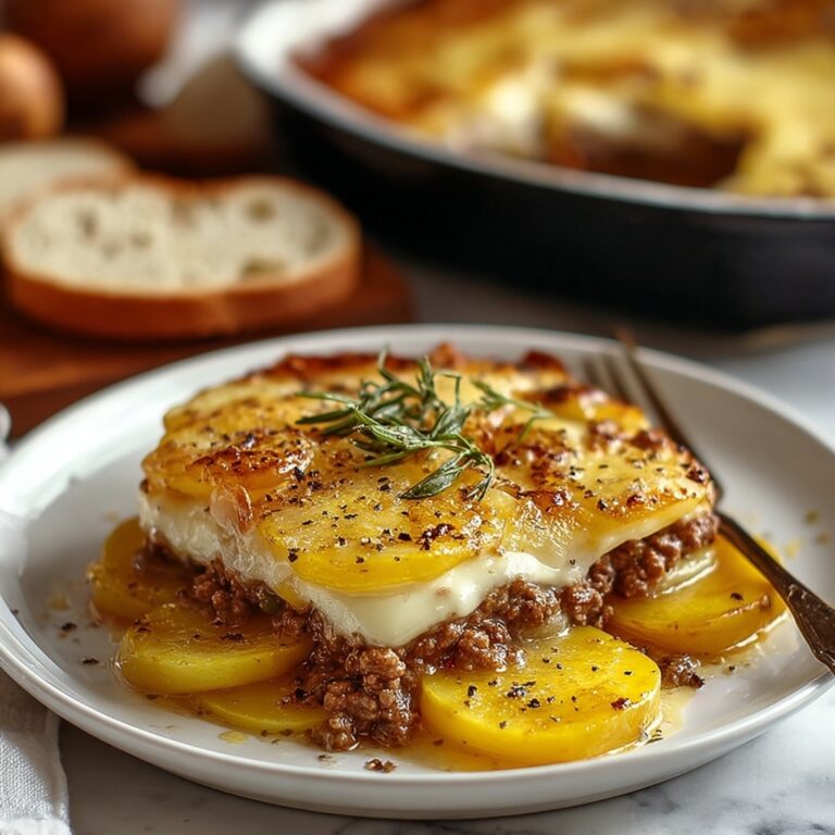 Easy Hamburger Potato Casserole Recipe