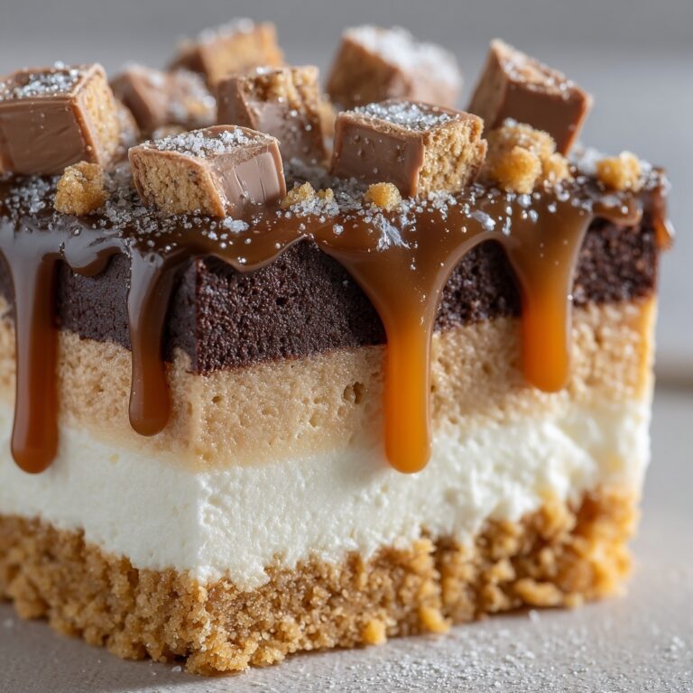 Butterfinger Caramel Cheesecake Bars Recipe
