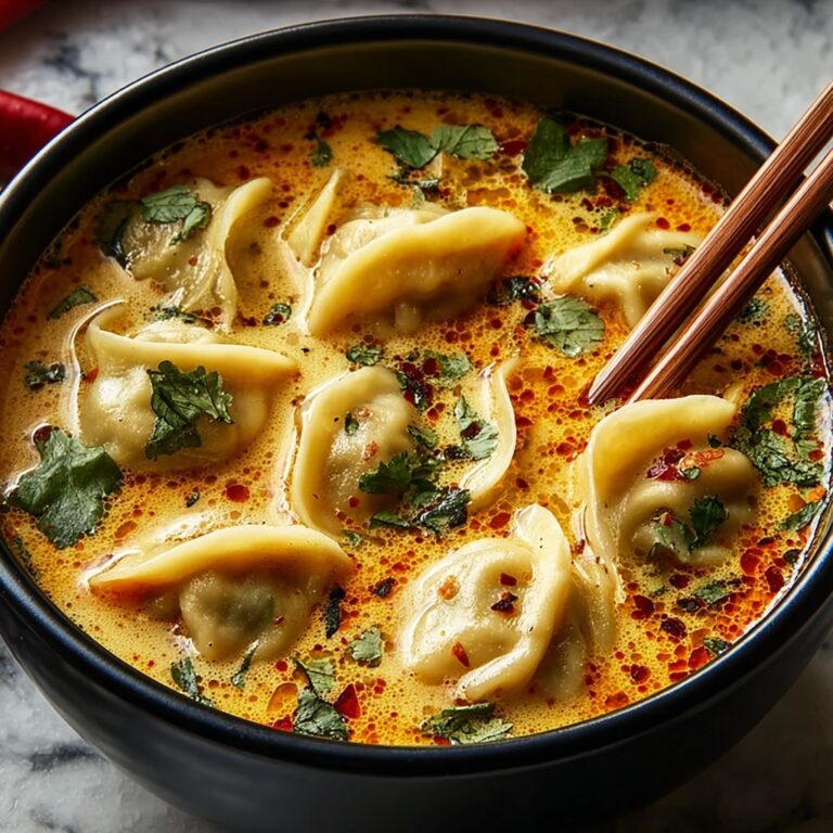 Thai Potsticker Coconut Soup Recipe