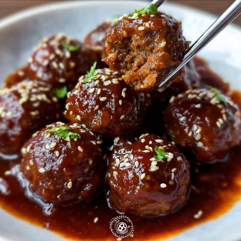 Slow Cooker Korean Meatballs Recipe