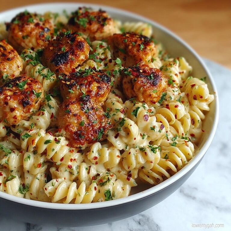 Garlic Butter Chicken Bites with Spicy Cajun Pasta Recipe