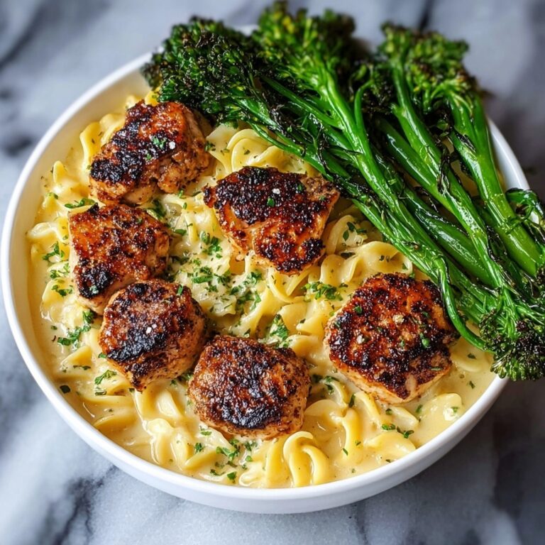Juicy Garlic-Parmesan Chicken Bites in Cajun Alfredo Bliss Recipe