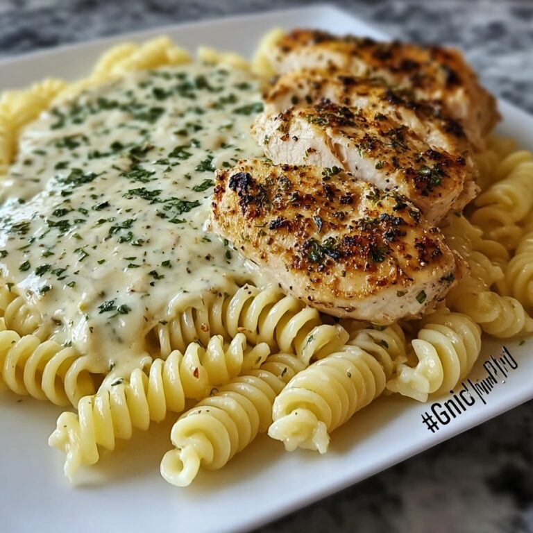 Indulgent Creamy Garlic Parmesan Chicken with Cheesy Twisted Pasta Recipe