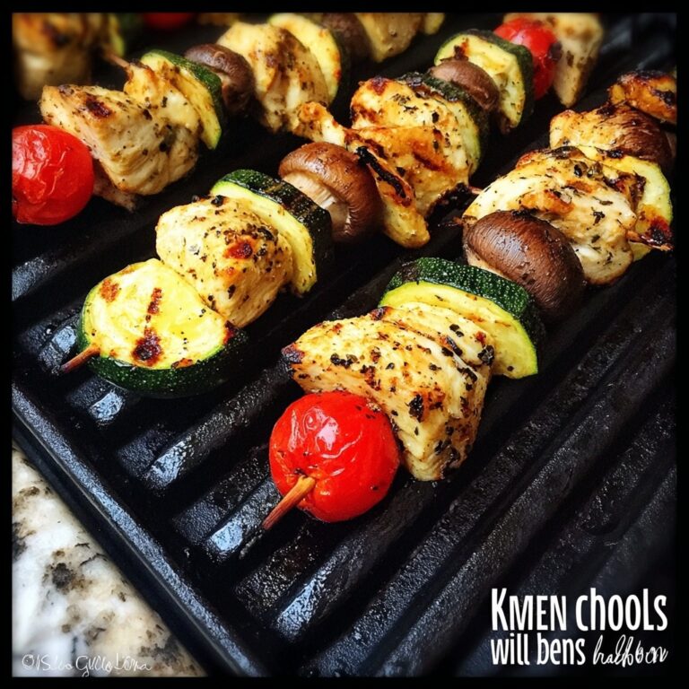 Lemon Grilled Chicken Kabobs Recipe