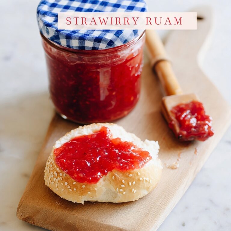 Easy Strawberry Rhubarb Jam Recipe