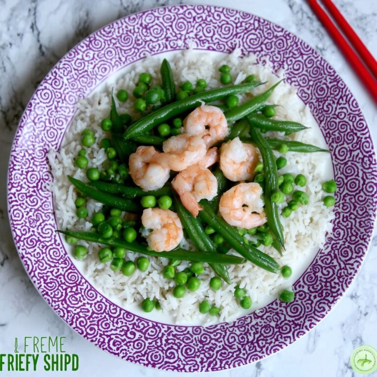 Coconut Basmati Rice & Shrimp with Green Curry Vegetables Recipe