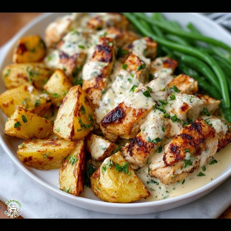 Garlic Parmesan Chicken and Potatoes Recipe